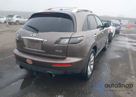 2007 Infiniti Fx35 z USA, uszkodzony, nr VIN JNRAS08W57X209730